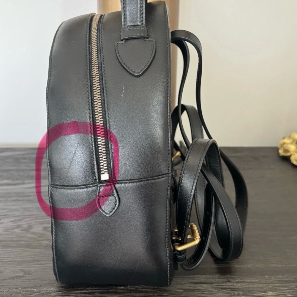 Authentic — Gucci GG Marmont Mini Backpack – Black Matelassé Leather - Picture 3 of 16